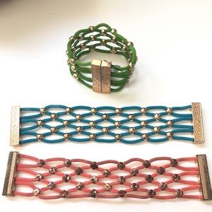 Beautiful stacking bracelets